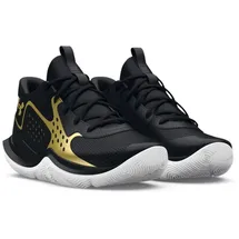 Under Armour Jet '23 Basketballschuhe Kinder 002 black/black/metallic gold 38