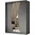 altdecor Schiebetürenschrank VOXI 160 x 216 x 61 cm Grau