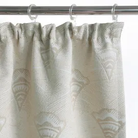 Bruno Banani Verdunkelungsvorhang BRUNO BANANI "Alessio" Gr. 4, beige, B:130cm H:245cm, Polyester, Polyester, Gardinen, Elegantes Muster, Jacquard, verdunkelnder Vorhang, blickdicht,modern