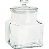 VBS Vorratsglas / Bonbonglas, ca. 900 ml Glasbehälter mit Deckel, ideal für Küche, Süßigkeiten, Aufbewahrung