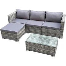 Svita QUEENS Loungeset grau