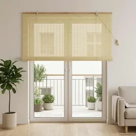 vidaXL Rollo Natur 160 x 220 cm Bambus/Braun