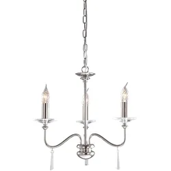 Finsbury Park Kronleuchter nickel poliert Elstead Lighting FP3-POL-NICKEL