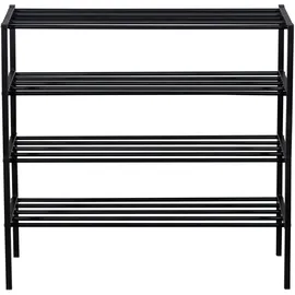 Woood Ferro 85 x 160 x 35 cm 7 Fächer schwarz