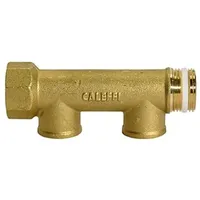 Riegler Verteilerrohr, 2 Abgänge, Eingang 2x1 1/4, Ausgang 2x1/2