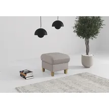 Home Affaire Polsterhocker Glendale 58 x 48 x 58 cm Silber