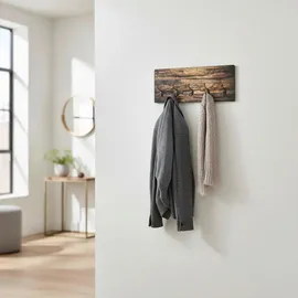 Haku-Möbel Wandgarderobe Motiv Bronze 60 x 25 cm