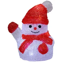 DEUBA Schneemann 18,5 cm mehrfarbig