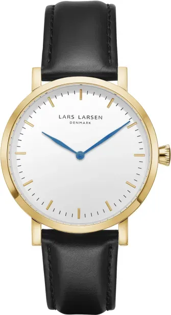 LARS LARSEN - JOSEPHINE - gold schwarz - leder
