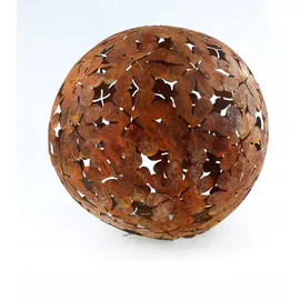 kapaga Gartenkugel 23 cm Rost