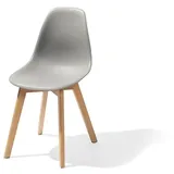 Essentials Keeve Stapelstuhl 47 x 53 x 83 cm grau 1 St.
