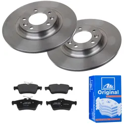 ATE Bremsensatz, Scheibenbremse hinten rechts links voll 290mm für PEUGEOT CITROËN 425405 424972 4246P9 1420-22359