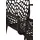 Garden Pleasure CALVERA Stapelstuhl 58 x 58 x 0 cm schwarz 2 St.