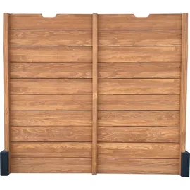 Axi Holzsandkasten Mandy XXL mit Sitzbank, Stauraum, Deckel & Kreidetafel Anthrazit/Braun