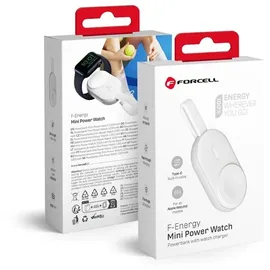 forcell F-ENERGY Mini Power Watch powerbank 1A 2.5W 1200 mAh weiß