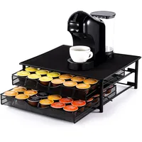 SYSYLY Kaffee Kapselhalter Schubladen kompatibel für Dolce Gusto Kapseln,Organizer