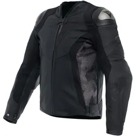 Dainese Avro 5 Lederjacke Schwarz/Grau 54