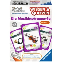 RAVENSBURGER 756 tiptoi® Wissen & Quizzen: Die Musikinstrumente