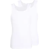 Tom Tailor Herren Tanktop, Vorteilspack - Unterhemd, Garron S, einfarbig Weiß 2XL Pack