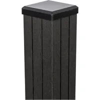 GROJA Zaunpfosten 7 x 150 cm Anthrazit/Stahl