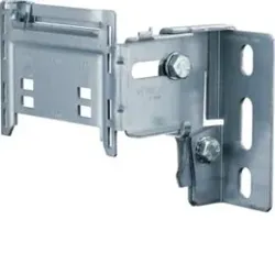 Hager G2260 Konsole zur Verwendung mit Adapterplatte für Wandabstand 53-81mm aus Stahl.Universalkonsole, Neigungswinkel vertikal verstellbar -/+