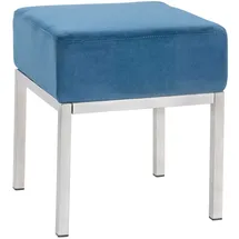 CLP Sitzhocker Lamega Samt 0 x 0 x 0 cm Blau