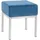 CLP Sitzhocker Lamega Samt 0 x 0 x 0 cm Blau