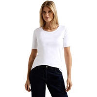 Cecil Damen Lena T Shirt, Weiß (White 10000), XS