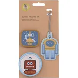 Lässig Anhänger & Patches Set Robot