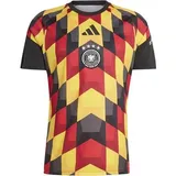 ADIDAS Herren Fantrikot Deutschland 26 Pre-Match, Größe S in Schwarz BLACK/TMYELL