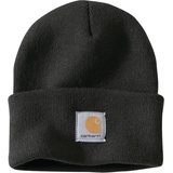 CARHARTT Herren, Strickmütze mit Umschlag, Schwarz,