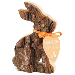 Osterhase Rinde - sitzend klein