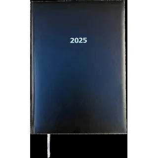 Adina 2025 ADINA Buchkalender A4 schwarz 1 Tag auf 1 Seite auch sonntags