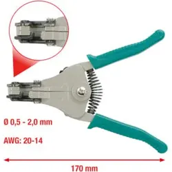 KS Tools Automatik-Abisolierzange, 0,5-2mm