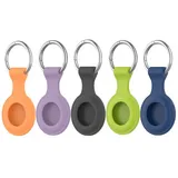4smarts Silicone Case Set f. AirTags 5 Stk (farblich gemischt)
