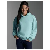 TRIGEMA Dünner Oversize-Hoodie Sweatshirt Blau L