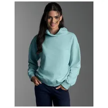 TRIGEMA Dünner Oversize-Hoodie Sweatshirt Blau L