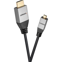Celexon HDMI auf Micro HDMI Kabel mit Ethernet -
