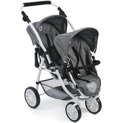 CHIC2000 Puppenwagen 689 76 Tandembuggy VARIO, Jeans Grey