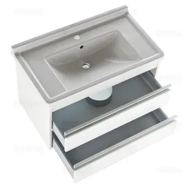 Duravit Waschtischunterschrank 2 Auszüge 80 x 48 x 45,5 cm Taupe Matt