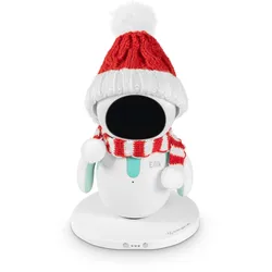 BerryBase Weihnachts Outfit, für Energize Lab Eilik Desktop Roboter, Mütze und Schal, 2-teilig - Farbe: rot