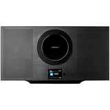 Medion P66348 Internetradio mit CD-Player (WLAN, DAB+, Spotify Connect, UKW Radio, MP3, USB, Bluetooth, Farbdisplay, vertikale Kompaktanlage)