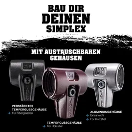 Halder Schonhammerkopf Simplex 50 mm 90 g