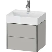 Duravit XSquare Waschtischunterbau wandhängend für DuraSquare Waschtisch × Betongrau