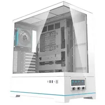 darkFlash DY451 PRO Computergehäuse (weiß) + 1 Lüfter