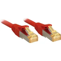 Lindy 47292 RJ45 Patchkabel CAT 6a (Rohkabel CAT 7) S/FTP 1.00 m Rot 1 St.