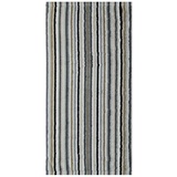 CAWÖ Life Style Streifen 7048 Handtuch 50 x 100 cm kiesel