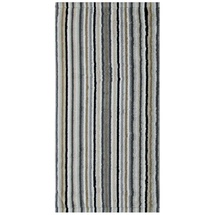 CAWÖ Life Style Streifen 7048 Handtuch 50 x 100 cm kiesel