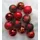 Lichte Thüringer Christbaumschmuck Exclusiv rot dunkelrot weihnachtsrot 8cm Handarbeit Germany 12er Set