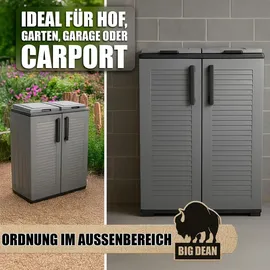 BigDean Mülltrennsystem 0 l Grau/Schwarz
